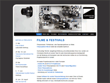 Tablet Screenshot of filmprojektion.de